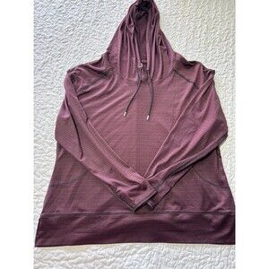 MTA Sport Maroon Drawstring Lightweight Hoodie size 1x